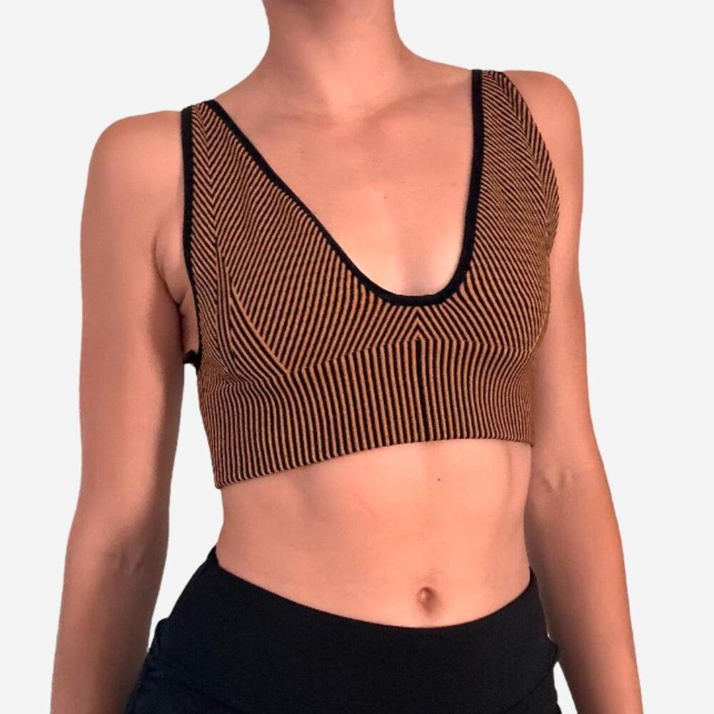 Deep v yoga Athleisure sports bralette - Out From Under - listed as size XS / S
